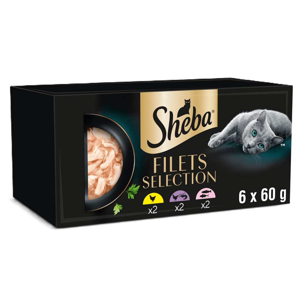 Multipack Filets au Poulet, Crevettes Saumon et Thon 6x60g - 1