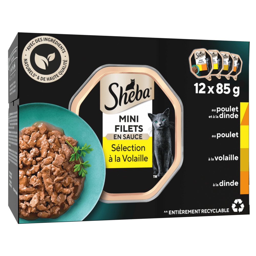Sélection à la Volaille En Sauce 12 x 85g - Mini Filets - 1