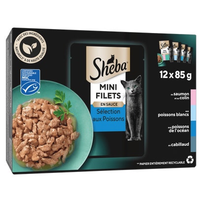 Sélection aux Poissons En Sauce 12 x 85g - Mini Filets