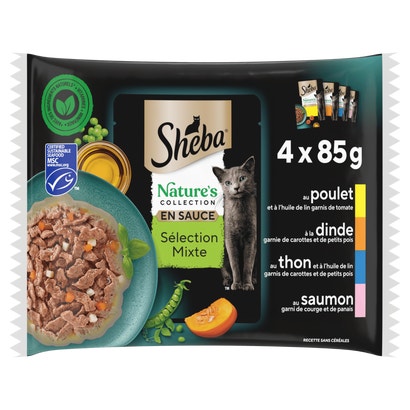 Sélection Mixte en sauce 4 variétés 4x85g - Nature's Collection