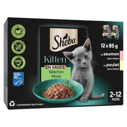 Sélection Mixte En Sauce 12 x 85g - Kitten